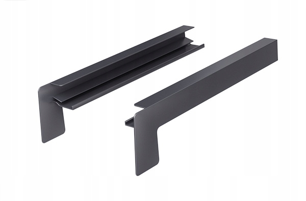 BOCZKI ALU DO PAR. PROSTYCH ANTRACYT 7024 25cm