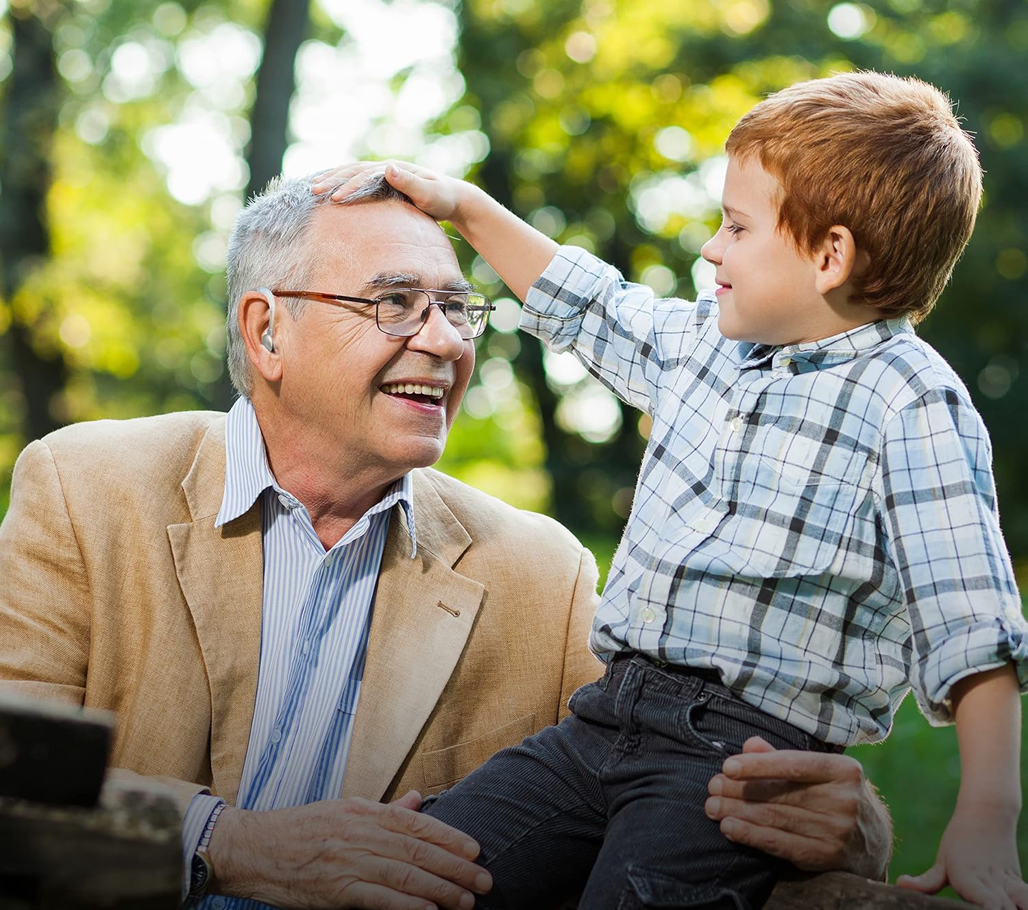 Aparat słuchowy cyfrowy Britzgo VHP-1301S-D wzmacniacz słuchu srebrny