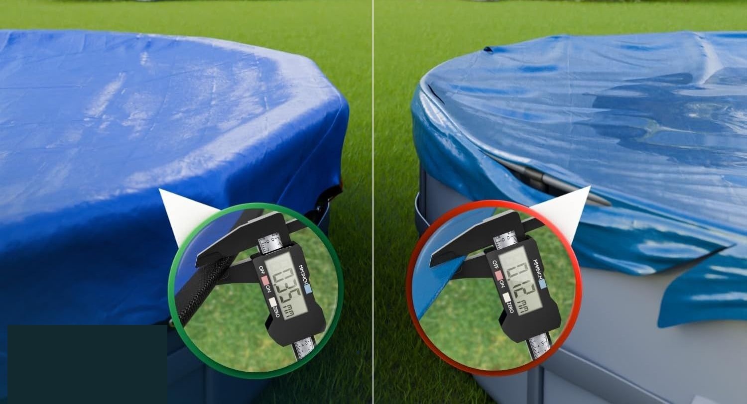 Pokrywa basenowa Planenfux PP03-BL okrągła Ø 520 cm do basenu 420-460 cm