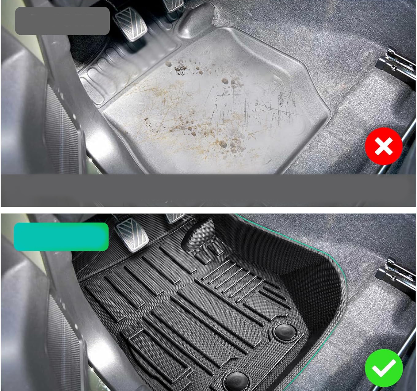 Dywaniki samochodowe GAFAT Suzuki Jimny 2021-2024 TPE 3D wysokie krawędzie