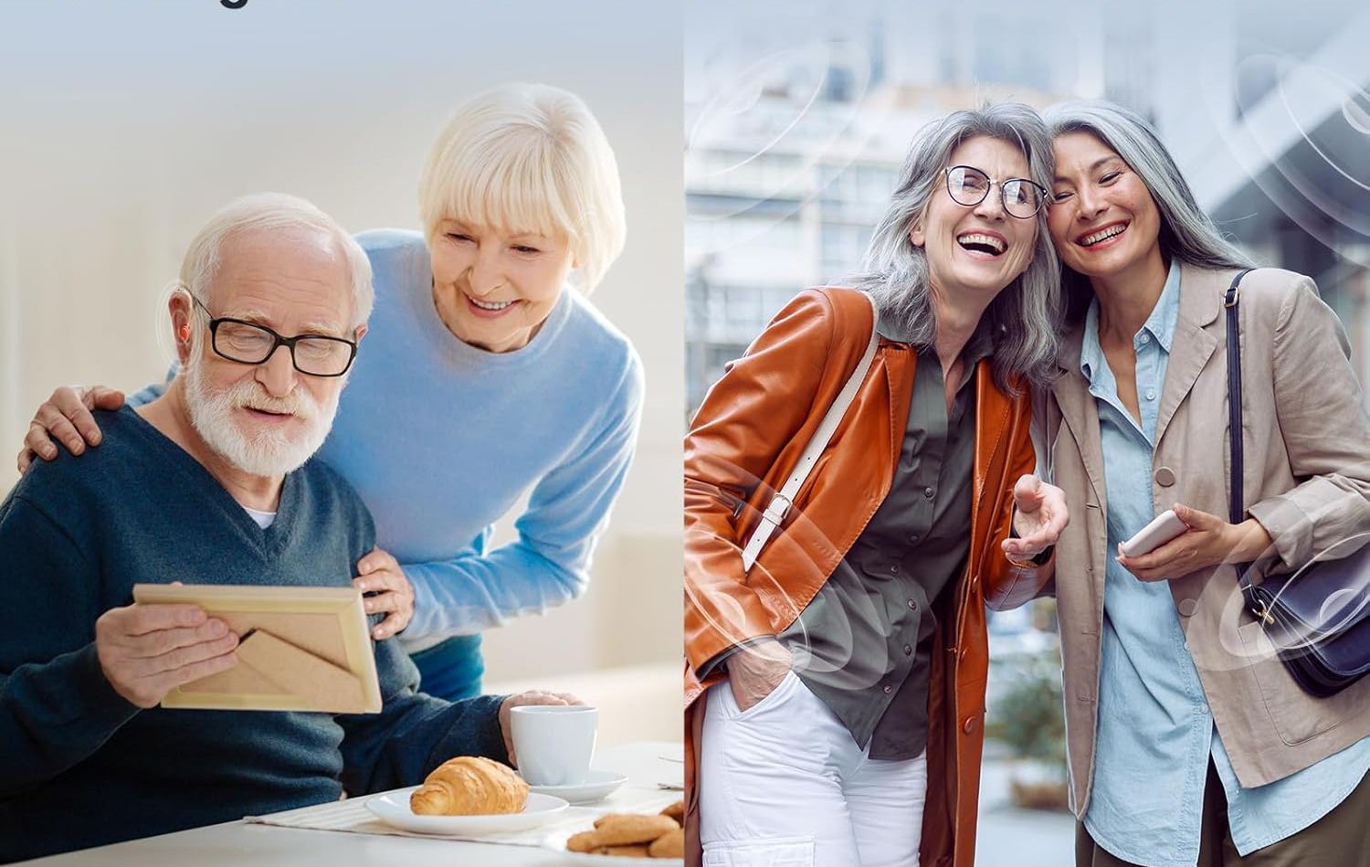 Aparat słuchowy Britzgo VHP-1301 ładowalny 40h pracy pomarańczowy