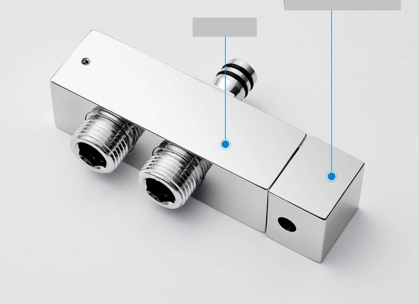 System prysznicowy KOMIRO kwadratowy 30x30 cm z deszczownicą (z defektem)