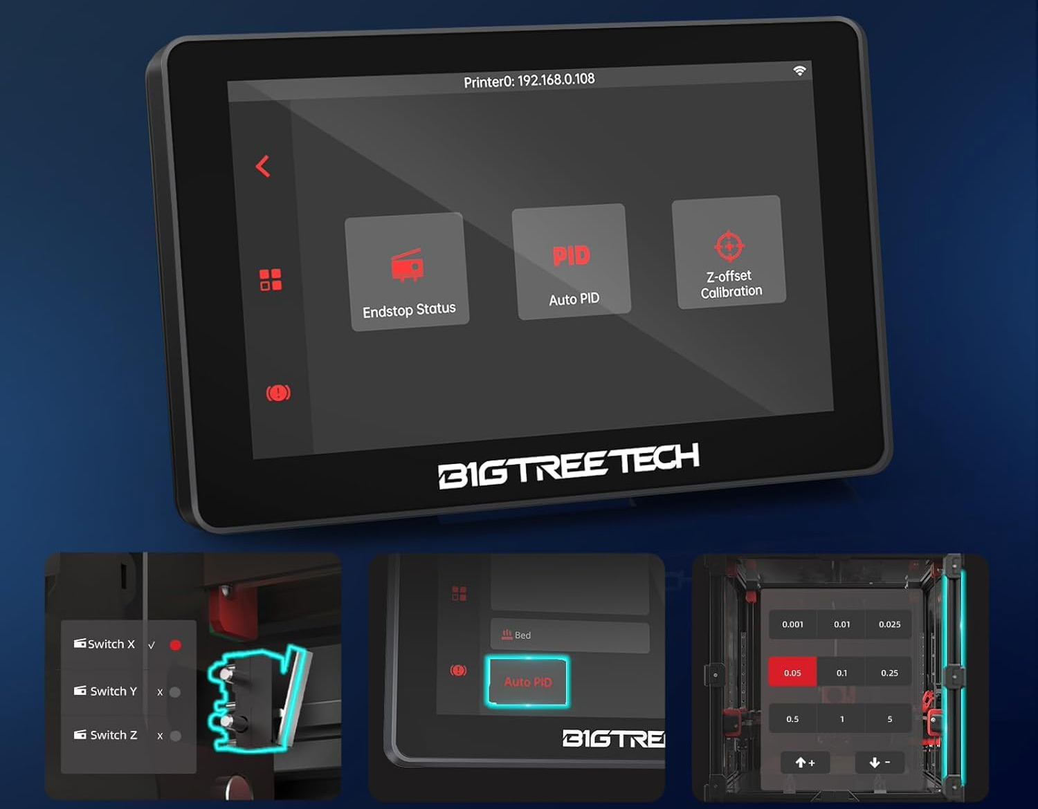 Ekran drukarki 3D BIGTREETECH K-TOUCH V1.0 dotykowy Klipper mobilny