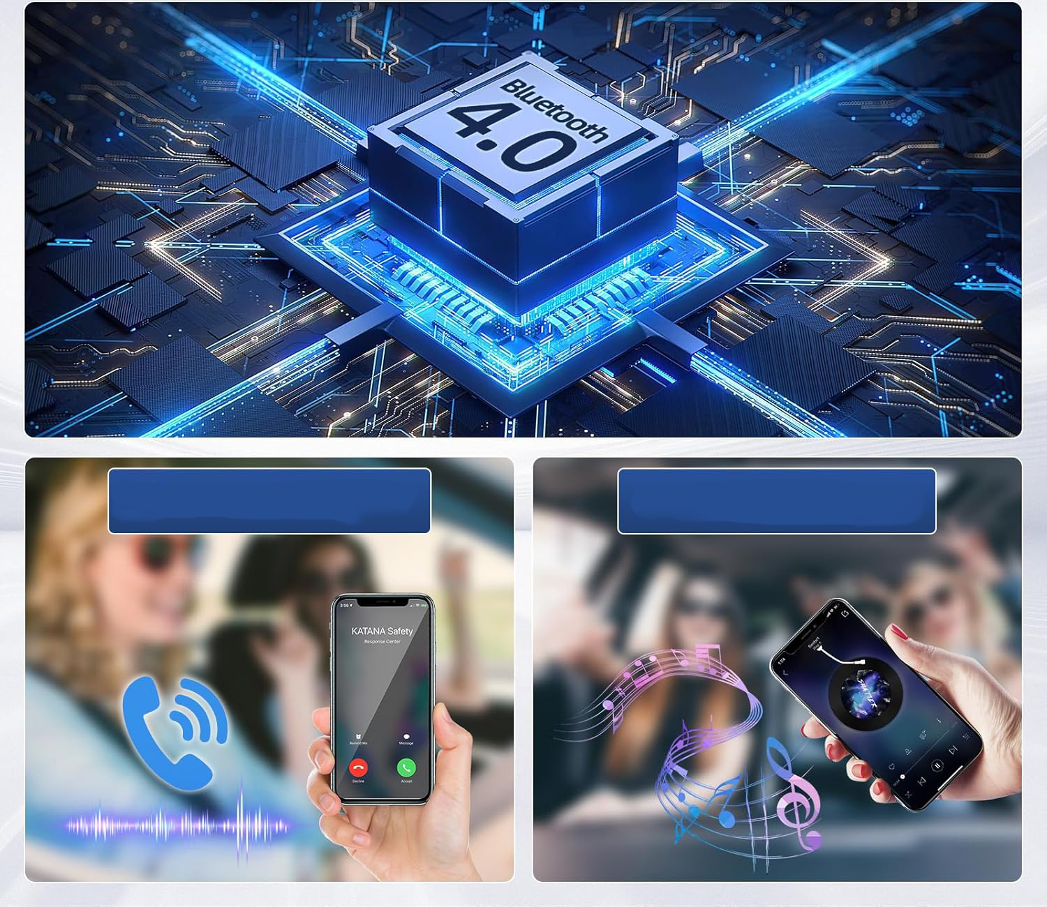 UŻYWANE Radio samochodowe Inefala 45W z Bluetooth i tunerem FM nowoczesny