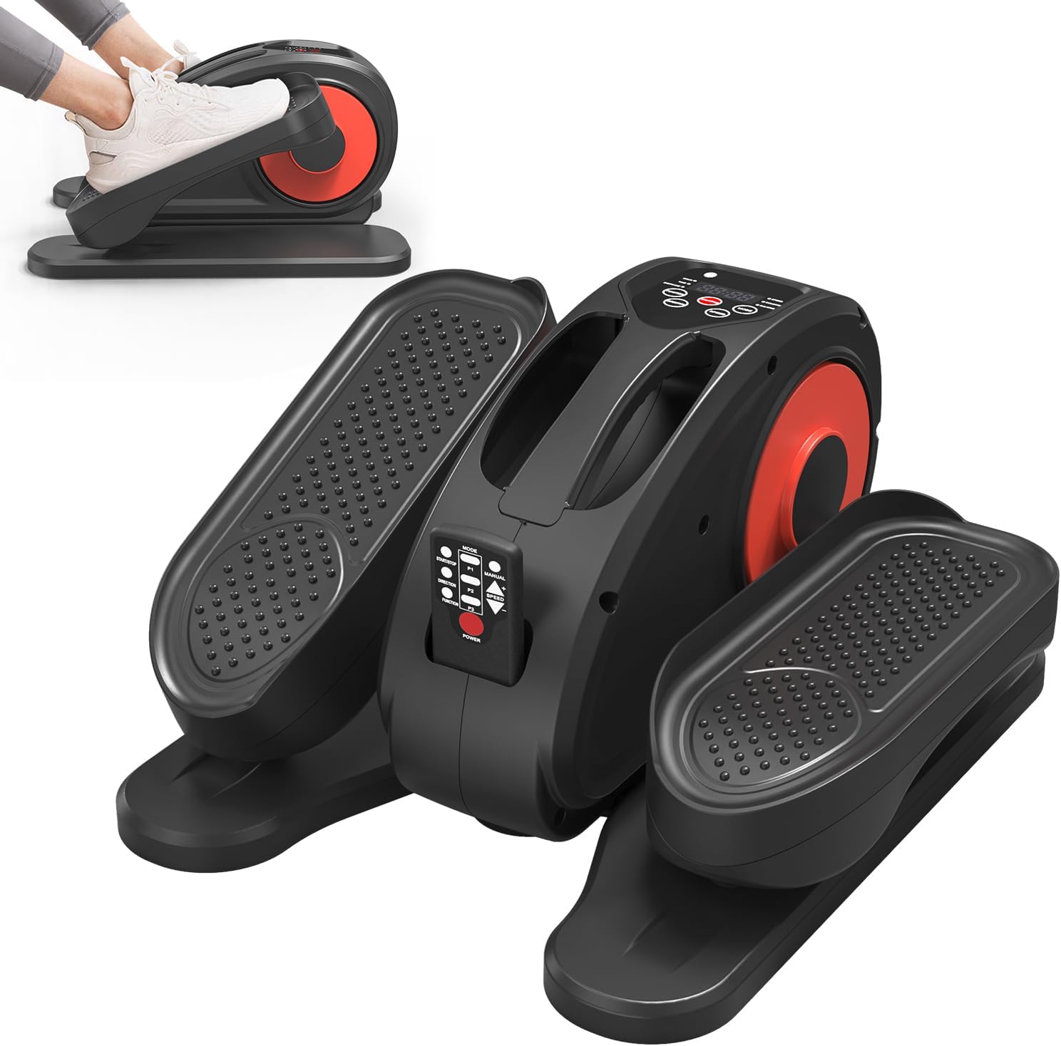 Rower rotor stacjonarny treningowy mini HOFTME eliptyczny z wyświetlaczem