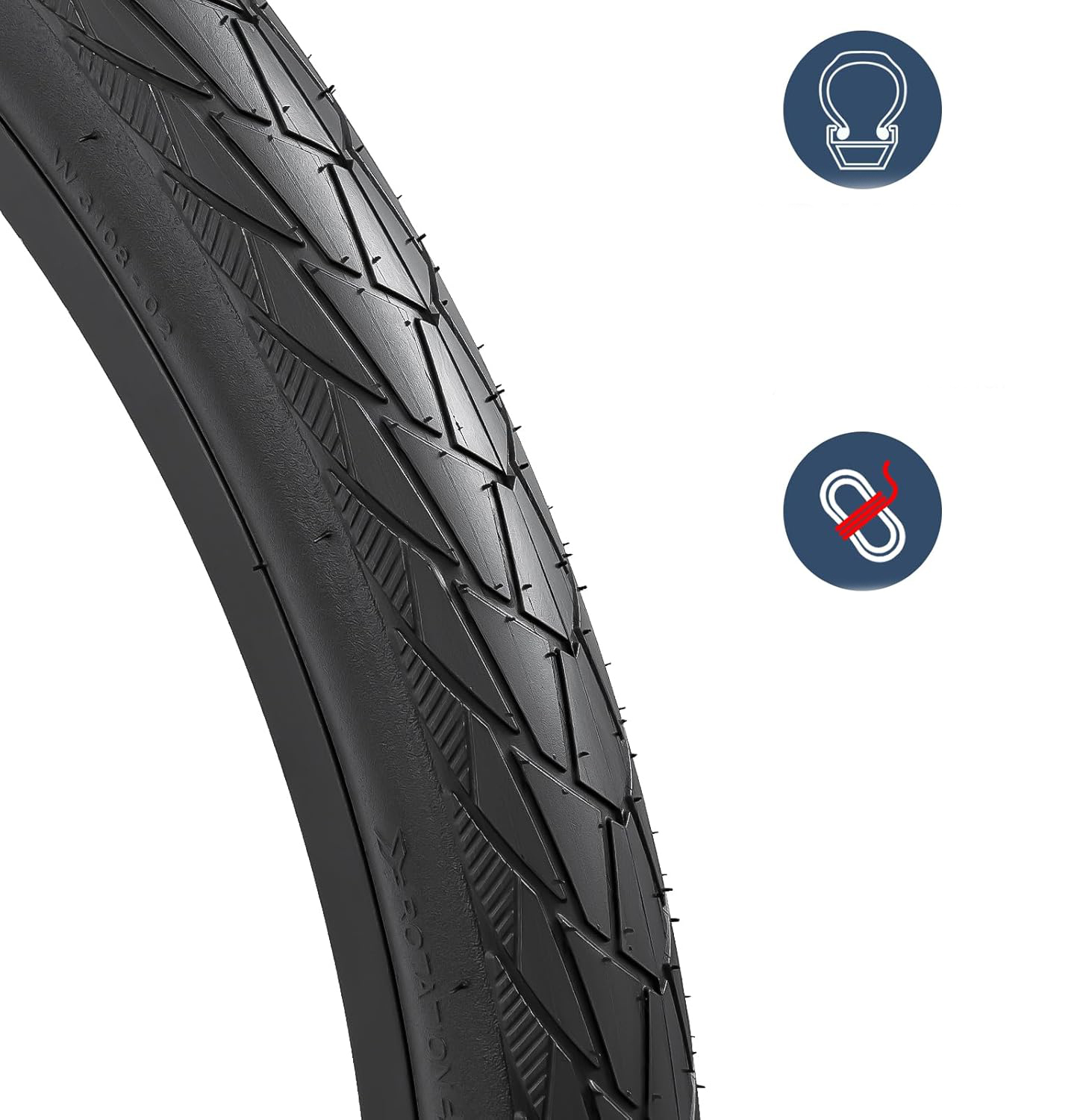 Zestaw 2 opon rowerowych YunSCM 26x2.0 z dętkami AV 32 mm do MTB