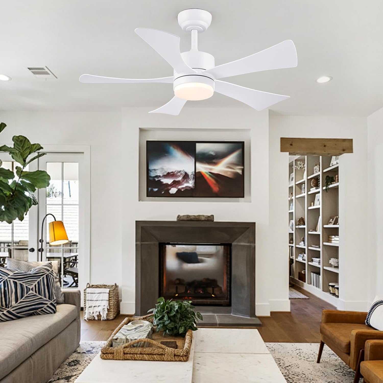 Wentylator sufitowy Surtime 8905 106 cm z oświetleniem LED i pilotem