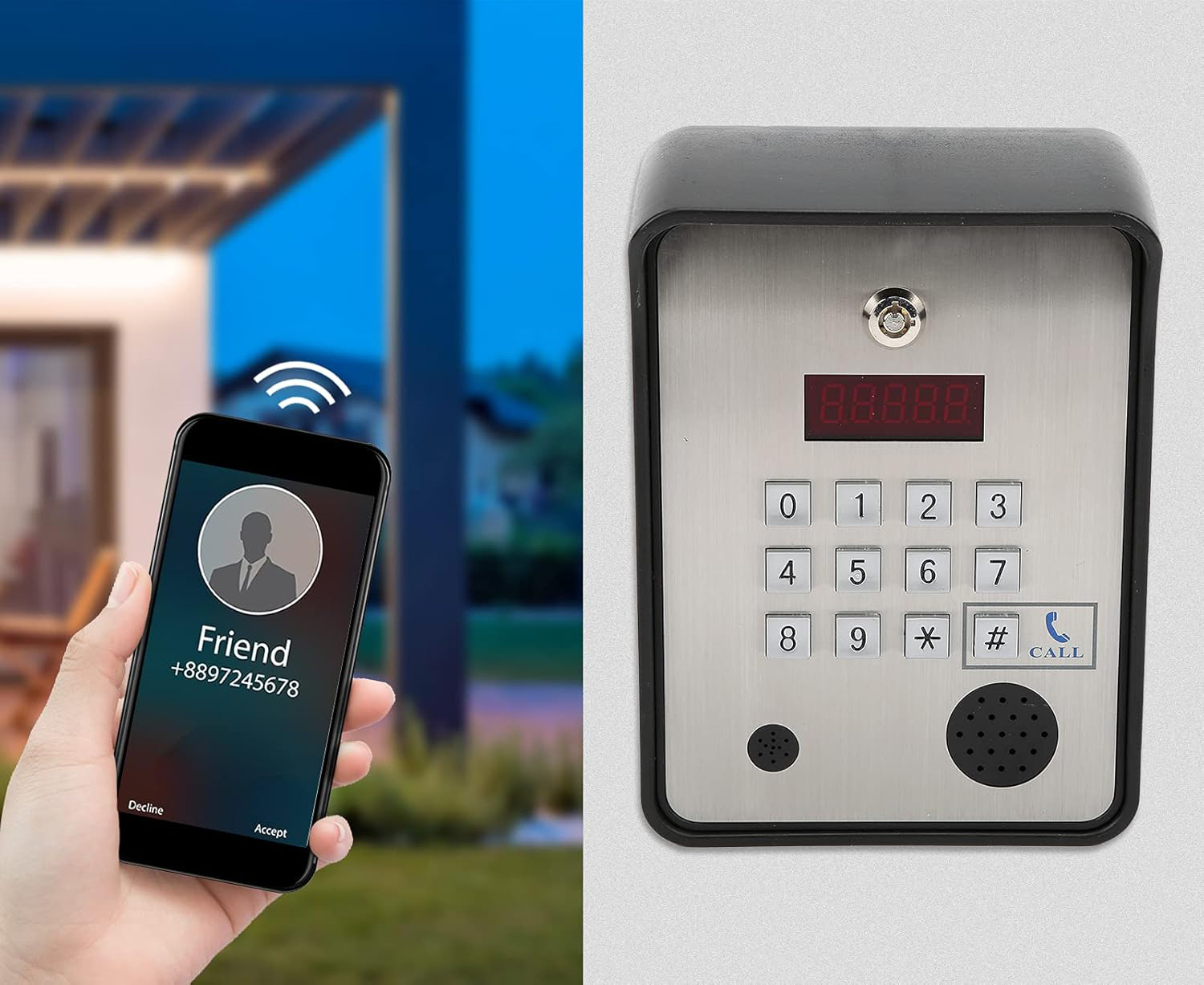 Bezprzewodowy system dostępu Dioche 3G/GSM z interkomem audio i pilotem