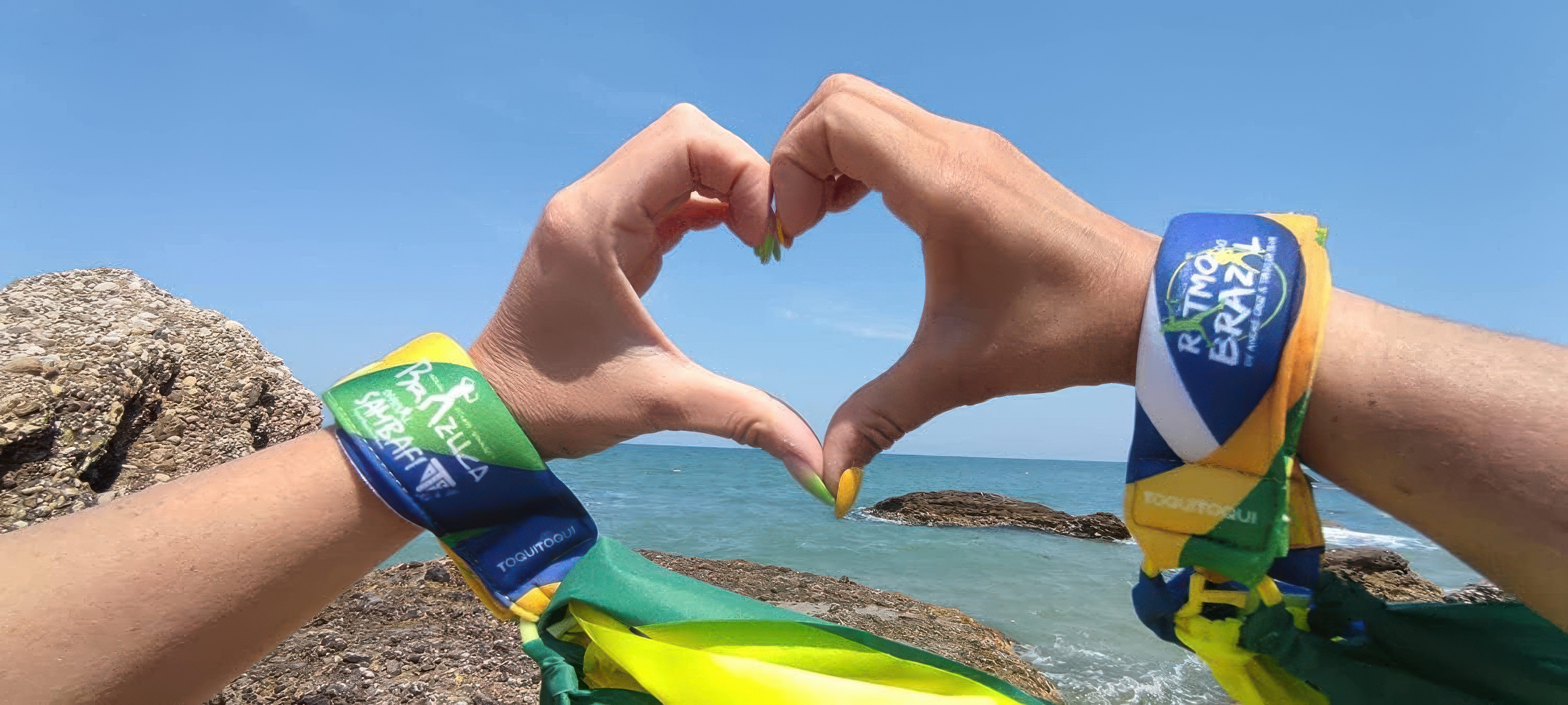 Flaga na nadgarstek do choreografii i wydarzeń TOQUI TOQUI 10 sztuk