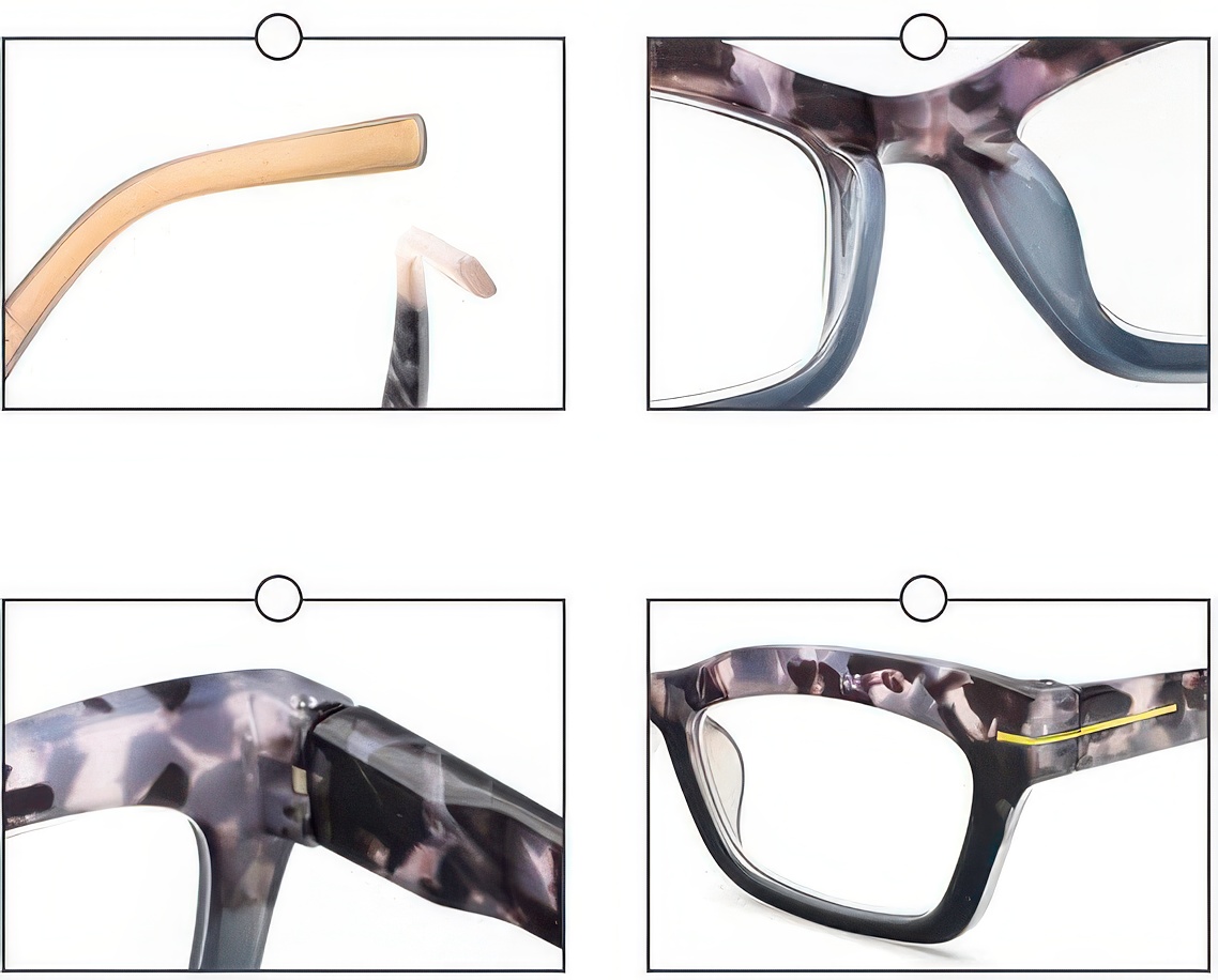 Okulary do czytania kollyseek 3 szt. Cat Eye retro dla kobiet +1.00