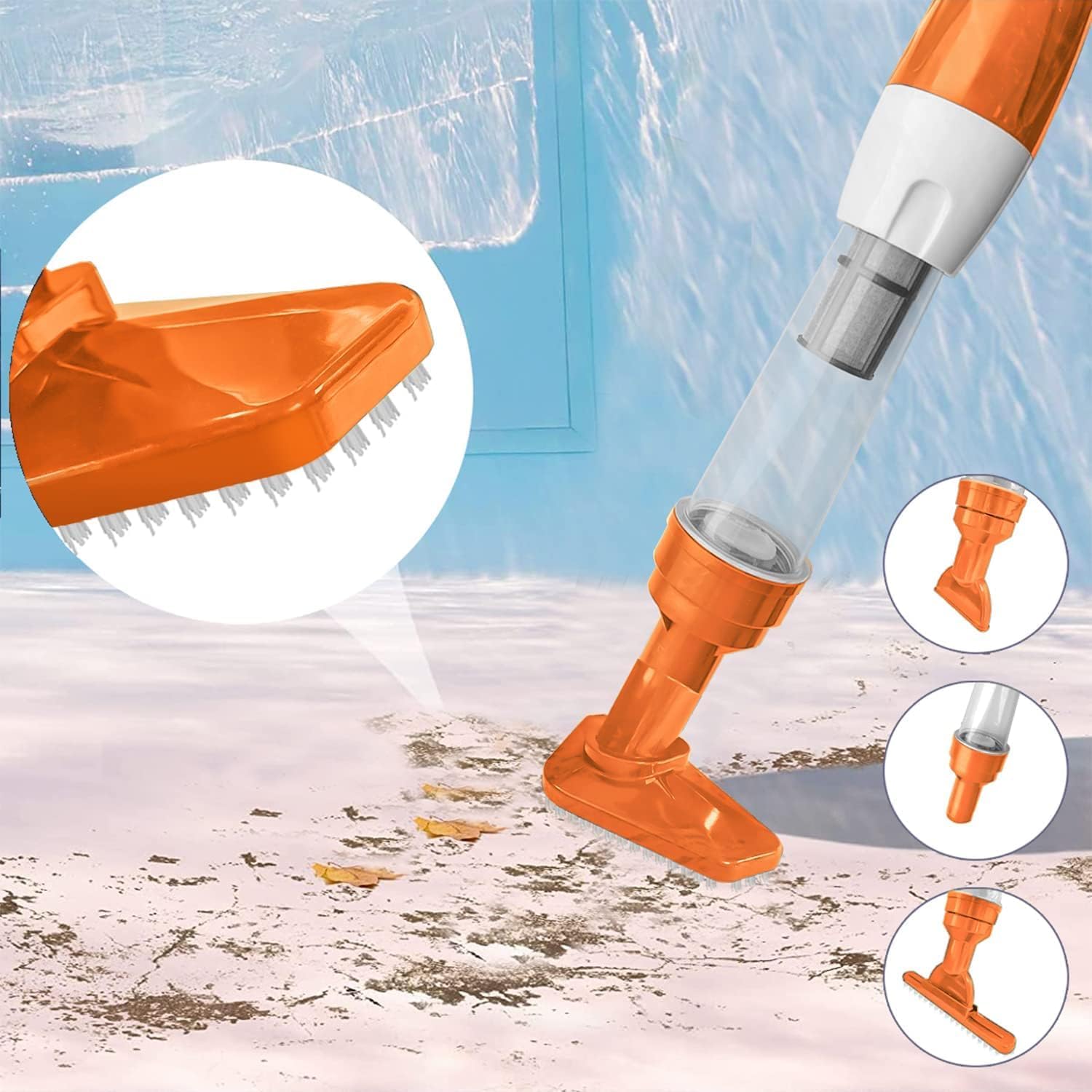 UŻYWANE Odkurzacz basenowy 3w1 PoolyPoly 1814 bezprzewodowy ręczny