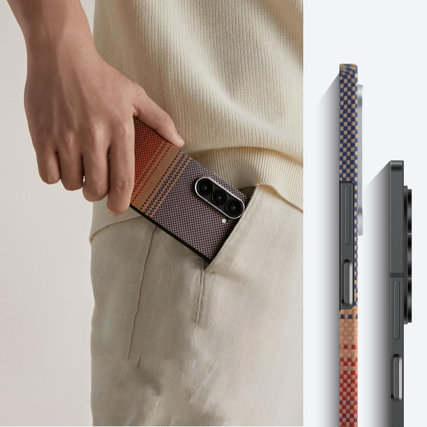 Etui PITAKA MagEZ Case 5 do Galaxy Z Fold6 aramid ultra cienkie MagSafe