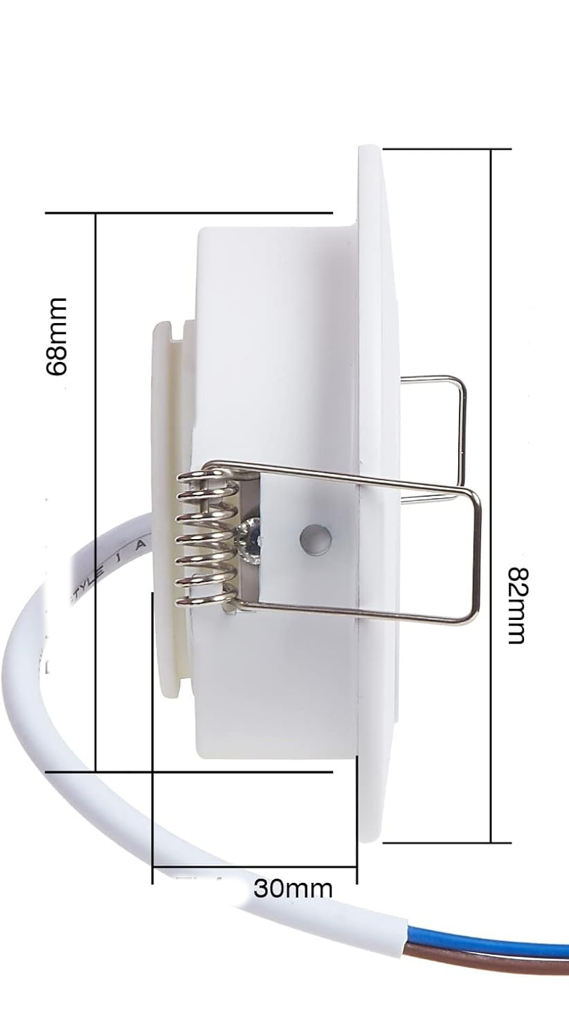 NIEKOMPLETNY Zestaw 7 oczek LED HCFEI 5W 230V białe 3000K 68mm 885062