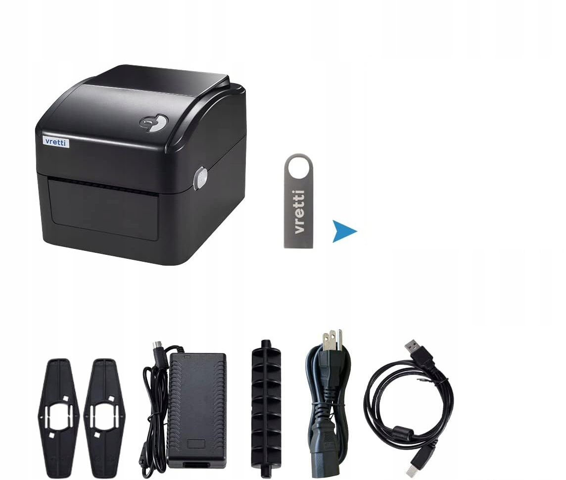 Drukarka etykiet kurierskich Vretti termodrukarka etykiet 4x6''