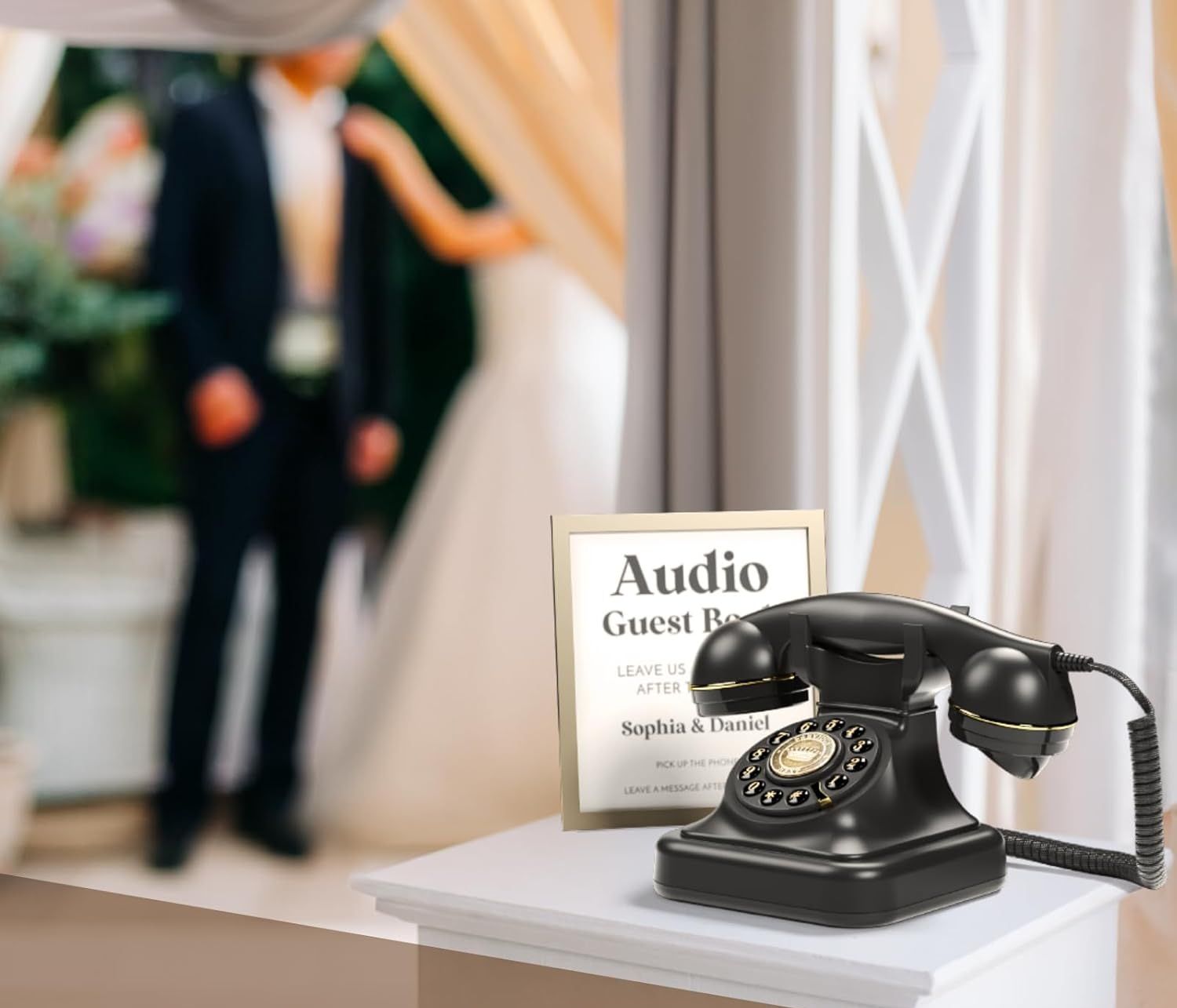 Audio księga gości Bisofice DQ-100 retro do wiadomości na wesela urodziny