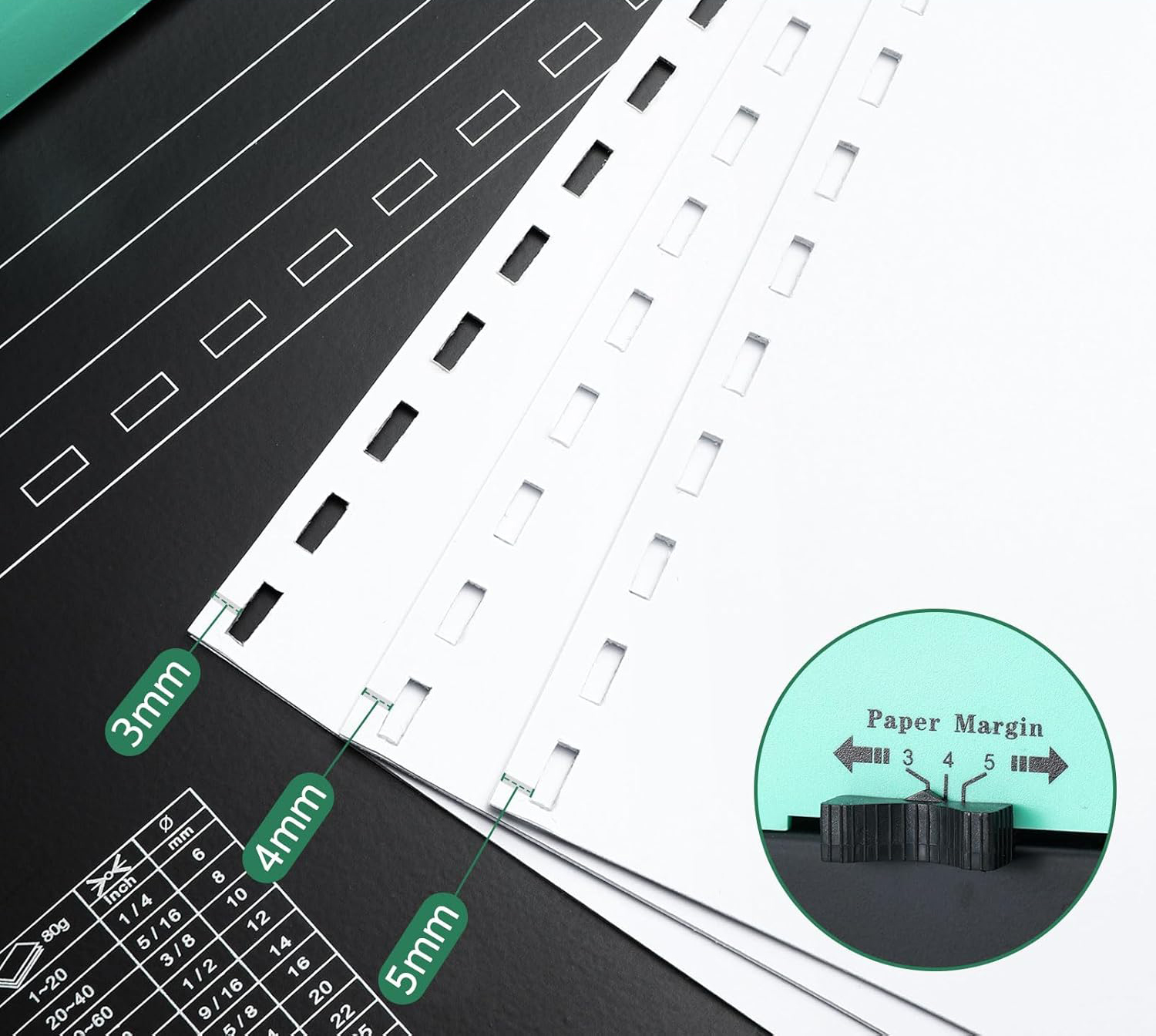 Bindownica do papieru OFFNOVA CS12 21 dziur 450 kartek A4 A5 regulacja