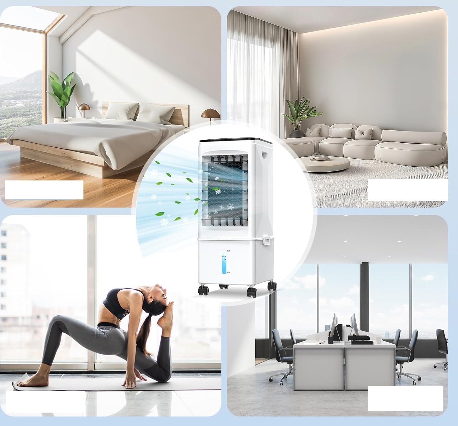 Klimatyzator przenośny 4w1 9,5L Eysddifr BW-102YF POWYSTAWOWY