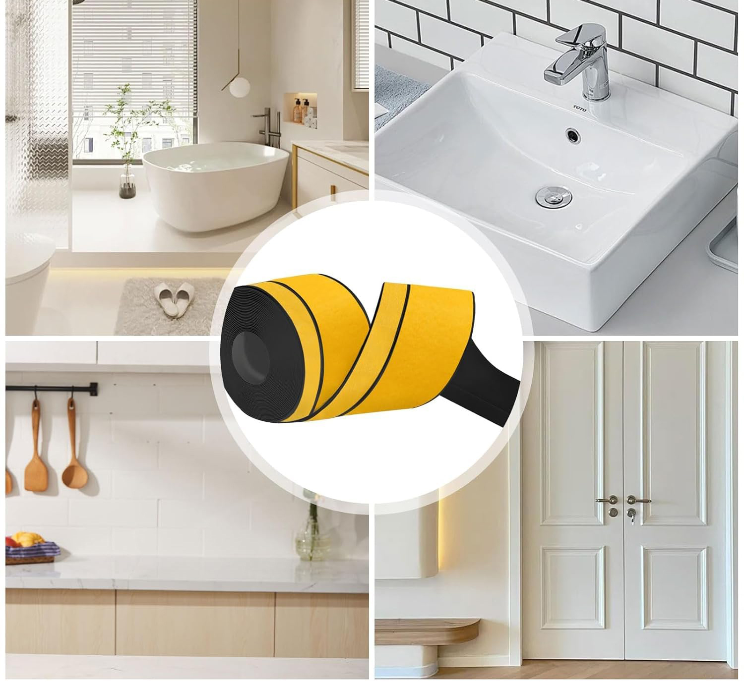 Listwa przypodłogowa PVC biała 80mm x 20mm x 24m elastyczna samoprzylepna