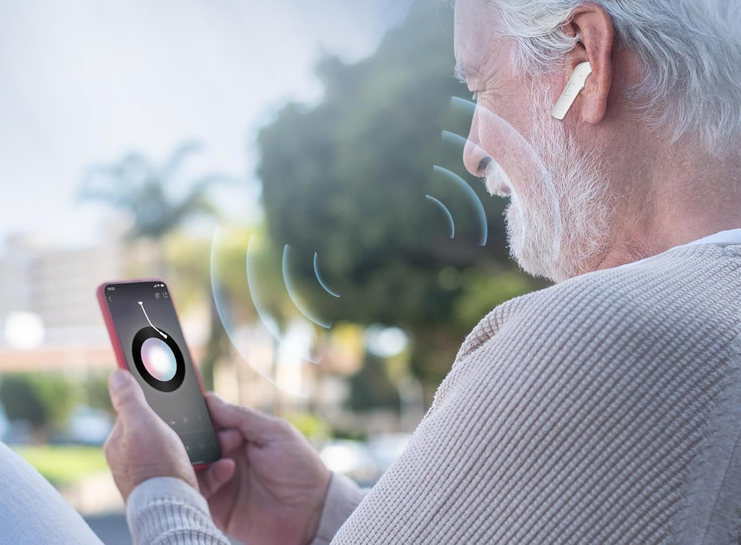 Aparat słuchowy wzmacniacz słuchu Retekess JH-A32E 16 kanałów APP