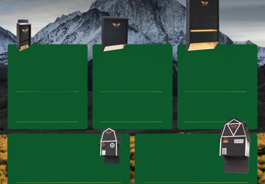 Domek dla nietoperzy WildYard dwukomorowy budka z naturalnego drewna