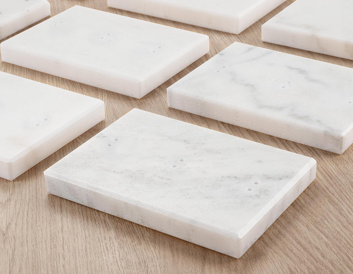 UŻYWANE Wieszak na ręczniki łazienkowy 3-poziomowy KES stal SUS304 marmur