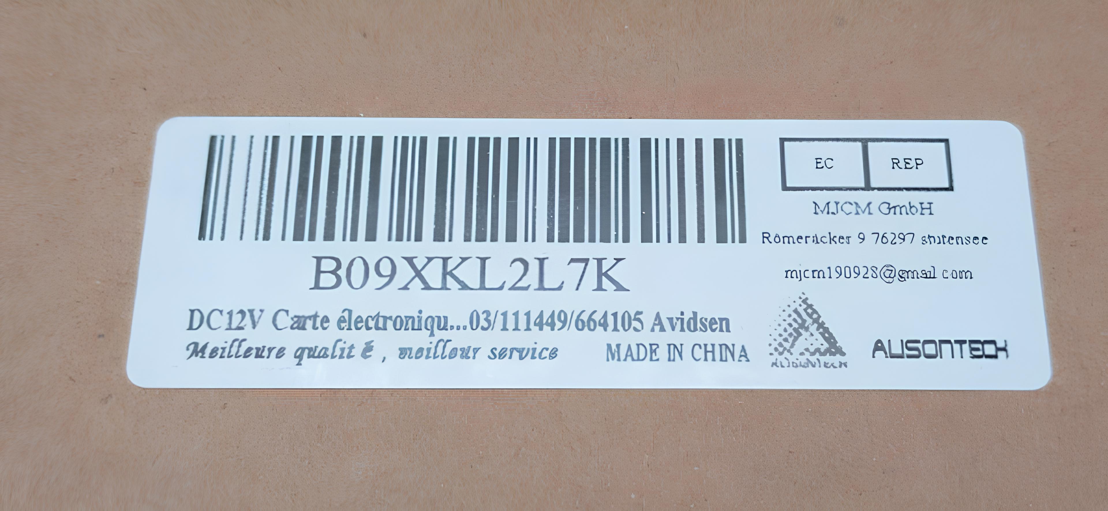 Karta elektroniczna Alisontech CA2B9 V1.10 do bram przesuwnych Avidsen