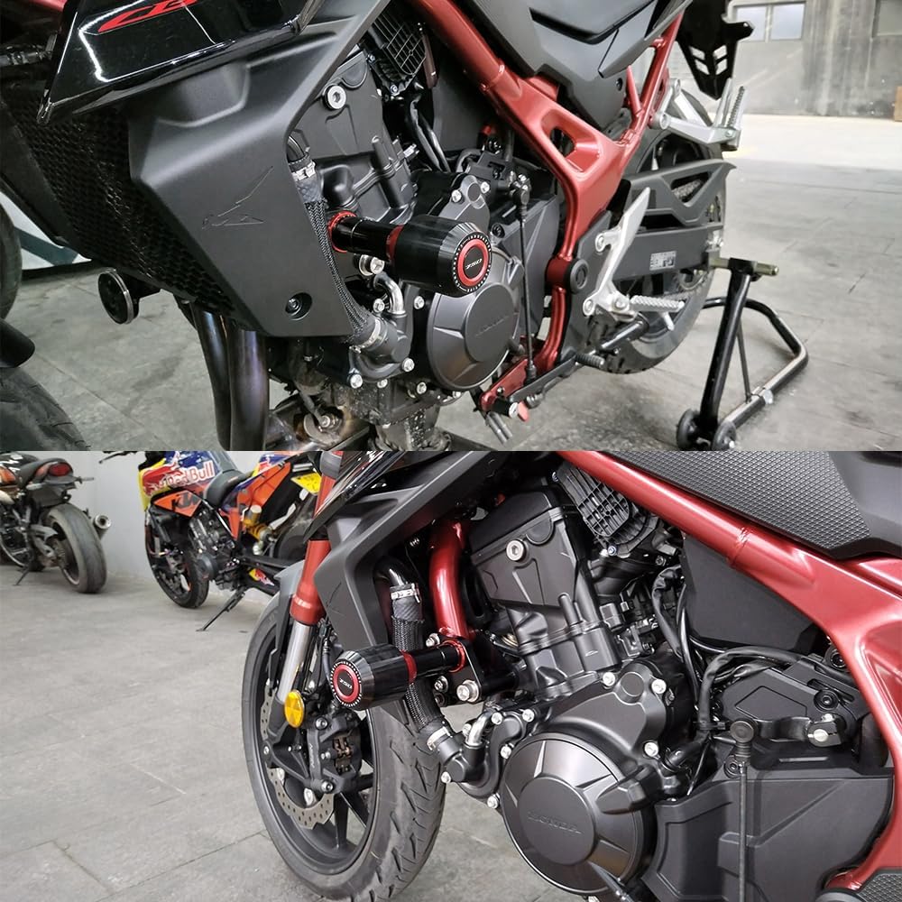 Crash pady Modeer do Honda CB750 Hornet 2022-2023 czarne ochraniacze ramy