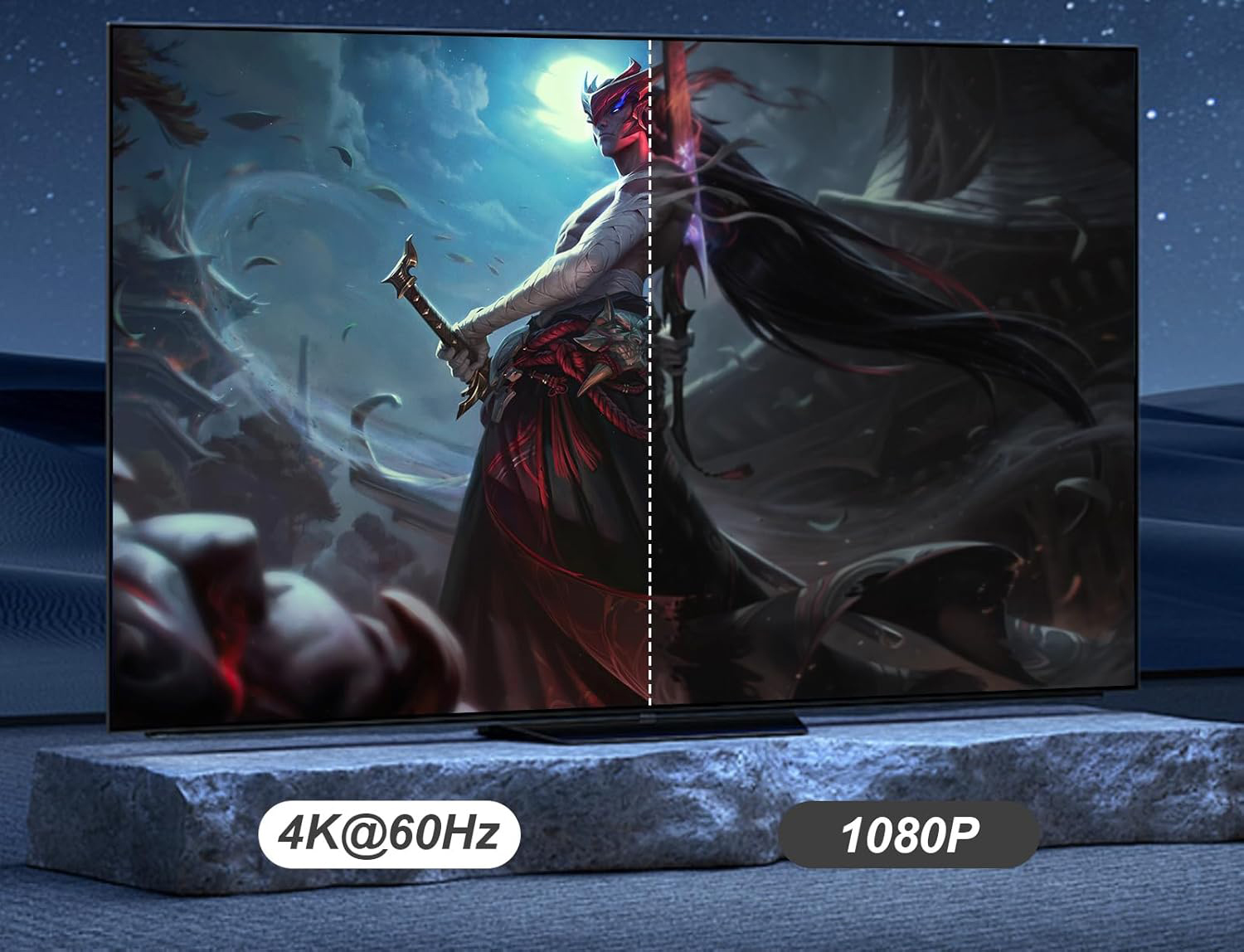 Przełącznik KVM 2 komputery 2 monitory Rytaki USB 3.0 4K@60Hz z audio