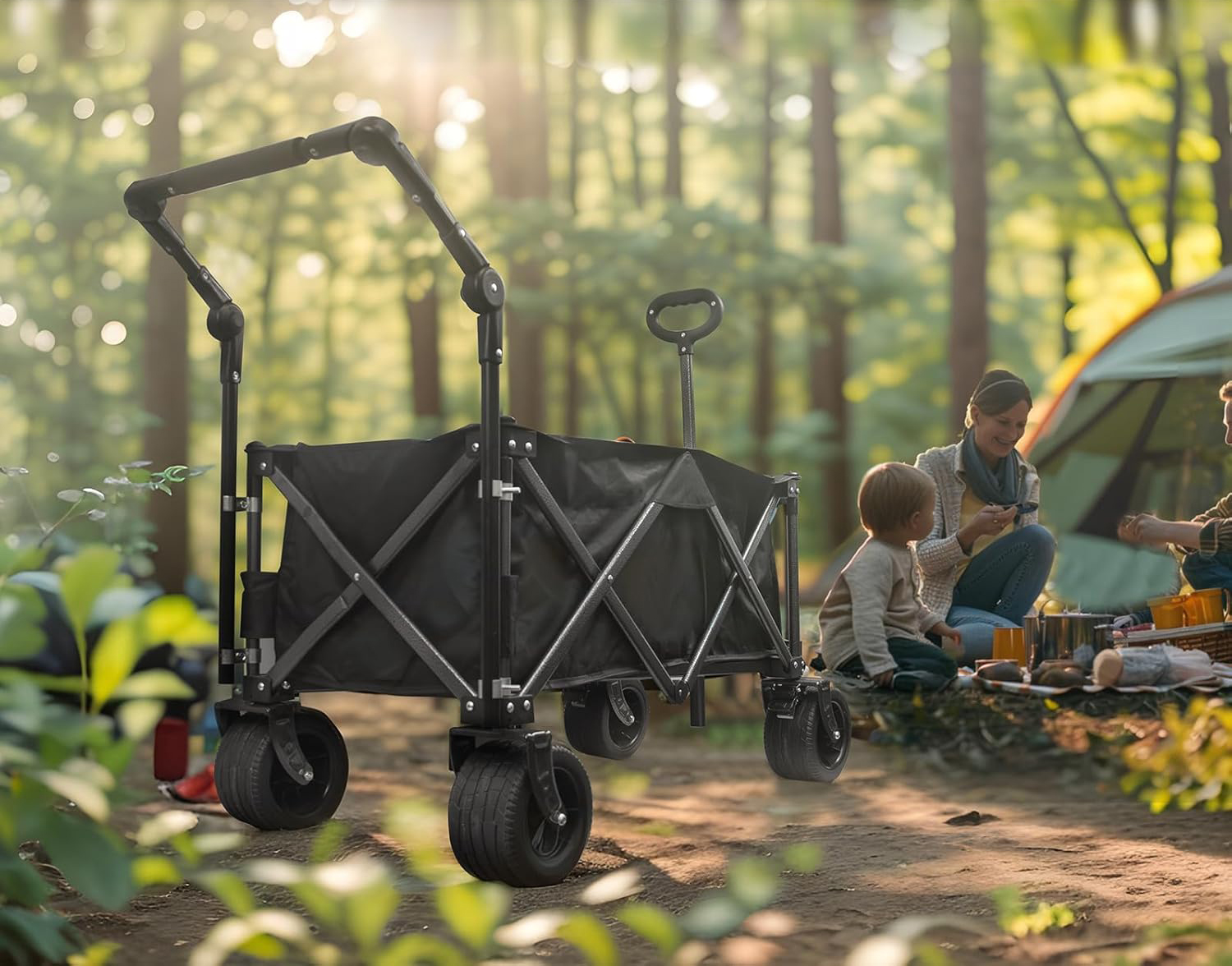 Uchwyt do wózka uniwersalny składany stalowe łączniki do wózków ogrodowych