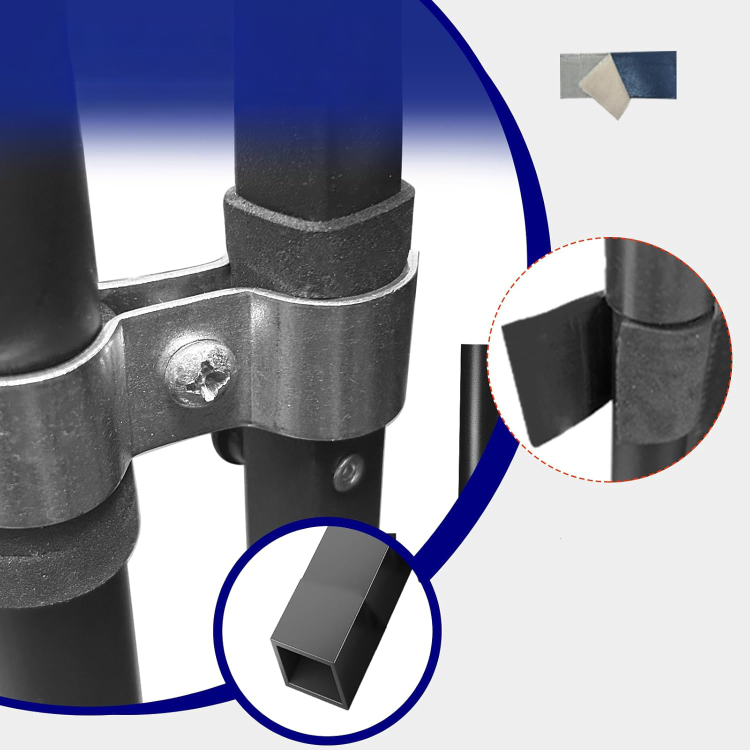 Uchwyt do wózka uniwersalny składany stalowe łączniki do wózków ogrodowych