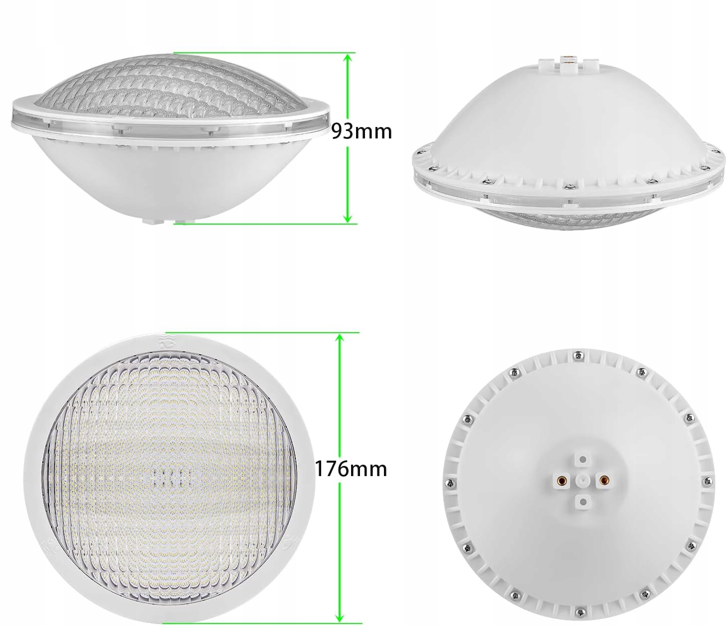Lampa basenowa LED LyLmLe PAR56 R-PL02-CD20W 12V  RGB 20W 2 sztuki