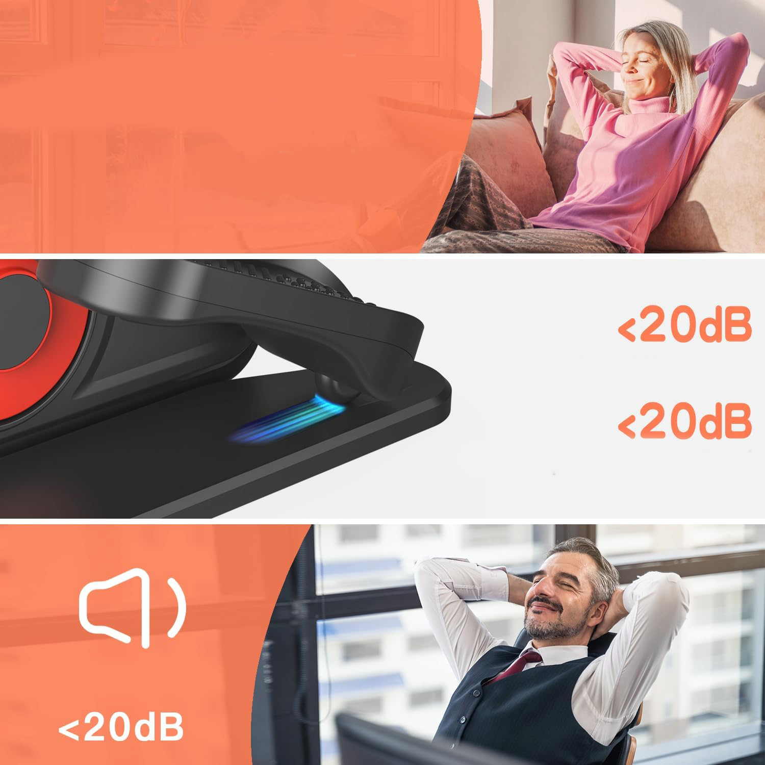 Rower rotor stacjonarny treningowy mini HOFTME eliptyczny z wyświetlaczem