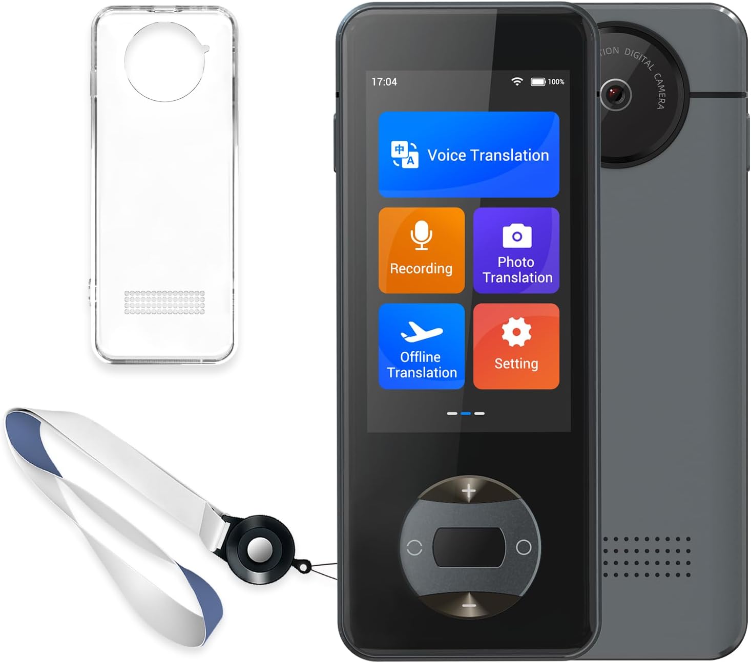 USZKODZONY/NIEKOMPLETNY Ttłumacz elektroniczny ANFIER W10S 144 języki