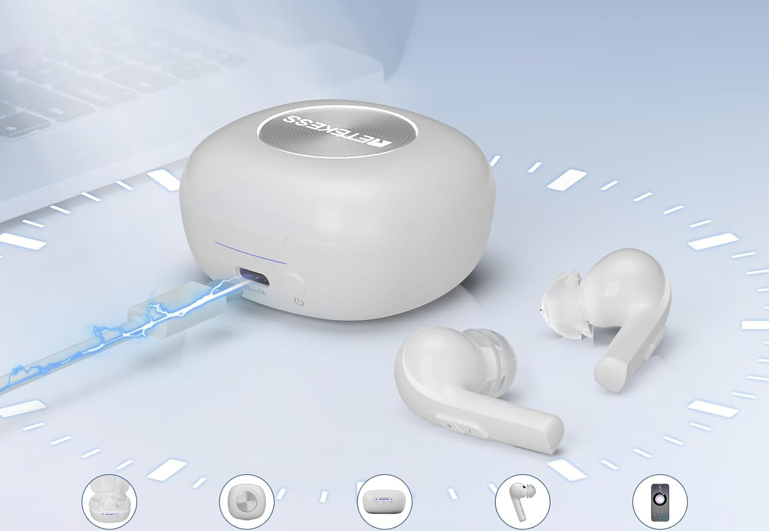 Aparat słuchowy wzmacniacz słuchu Retekess JH-A32E 16 kanałów APP