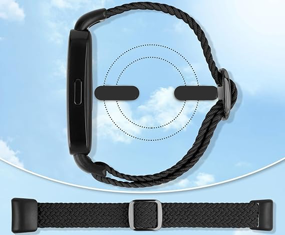 Paski plecione 2szt. do Huawei Band 9/8 Janpso regulowany nylonowy pasek