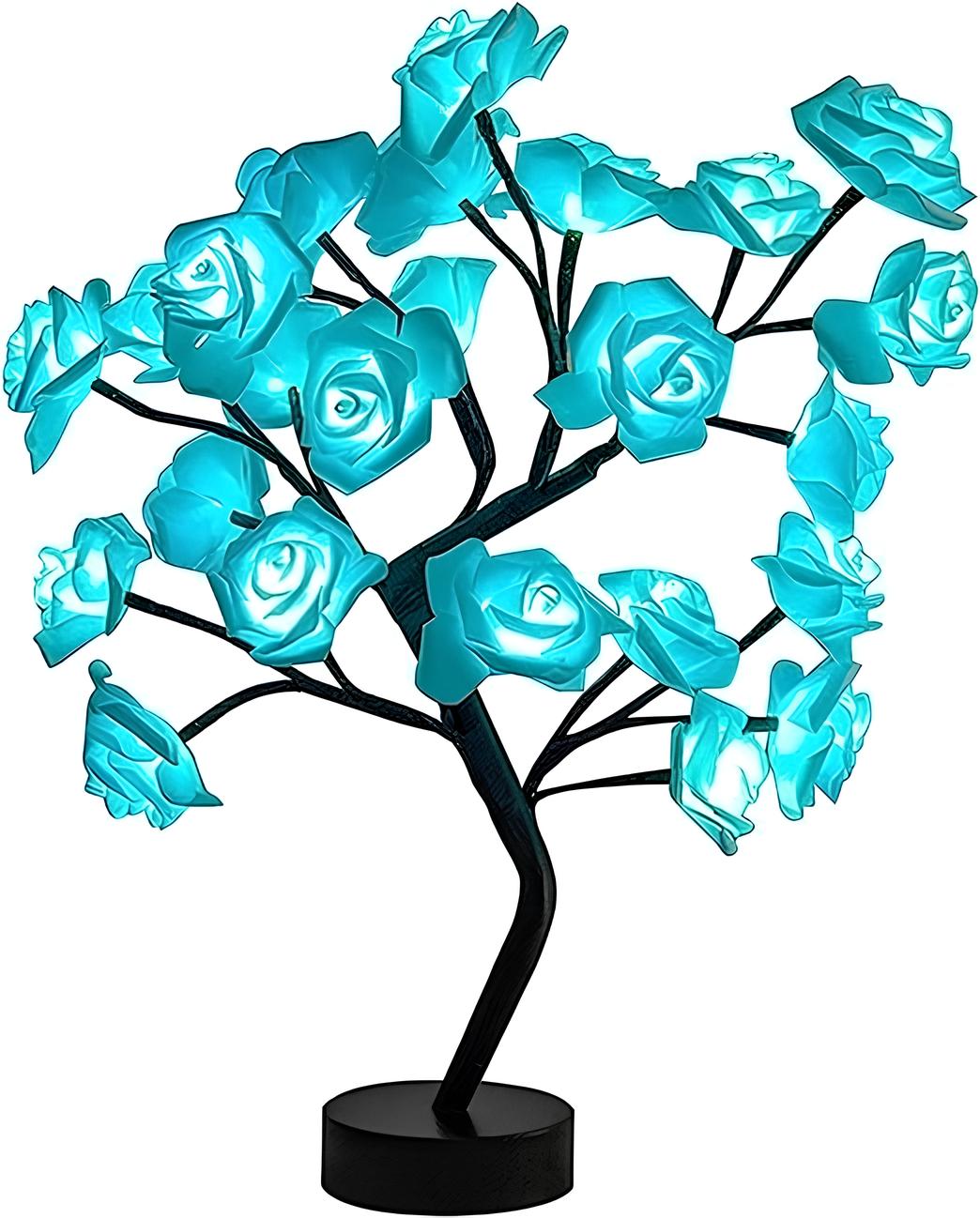 Lampa LED z różami USB Lampka nocna LED oświetlenie dekoracyjne do sypialni