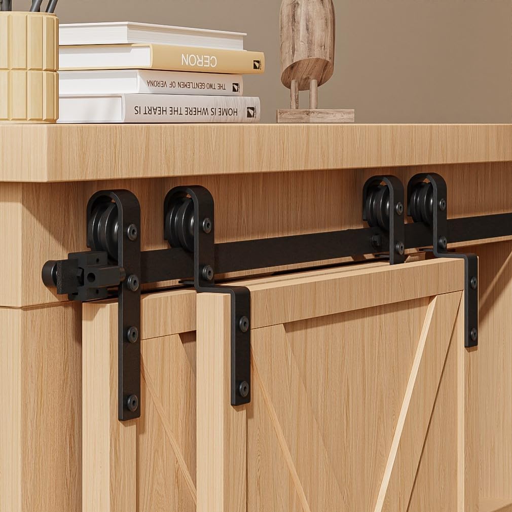 Zestaw do drzwi przesuwnych BONIKLUBA M00DJF 152,5cm podwójne bez frontów