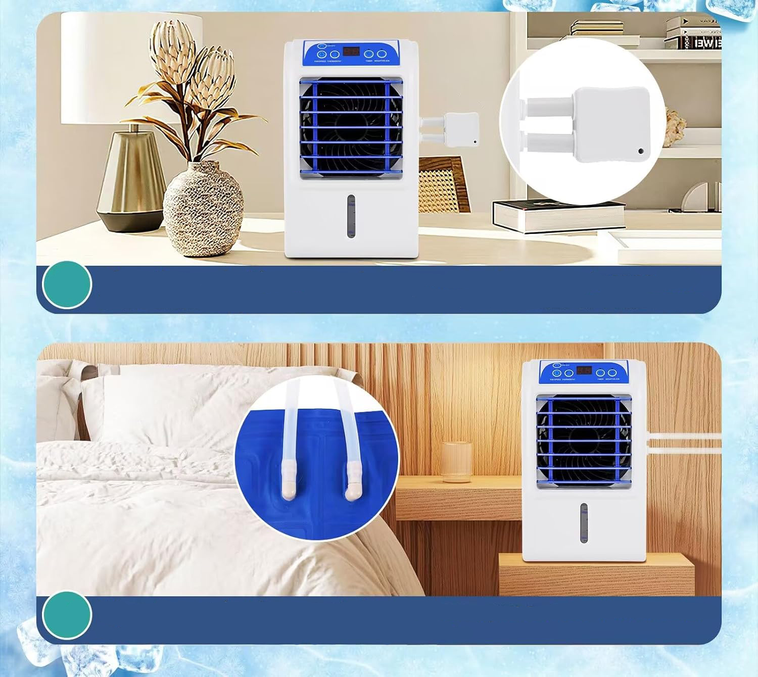 System chłodzenia materaca YJINGRUI LM-SL406, 1,7-3 l, 1,6 m x 0,7 m