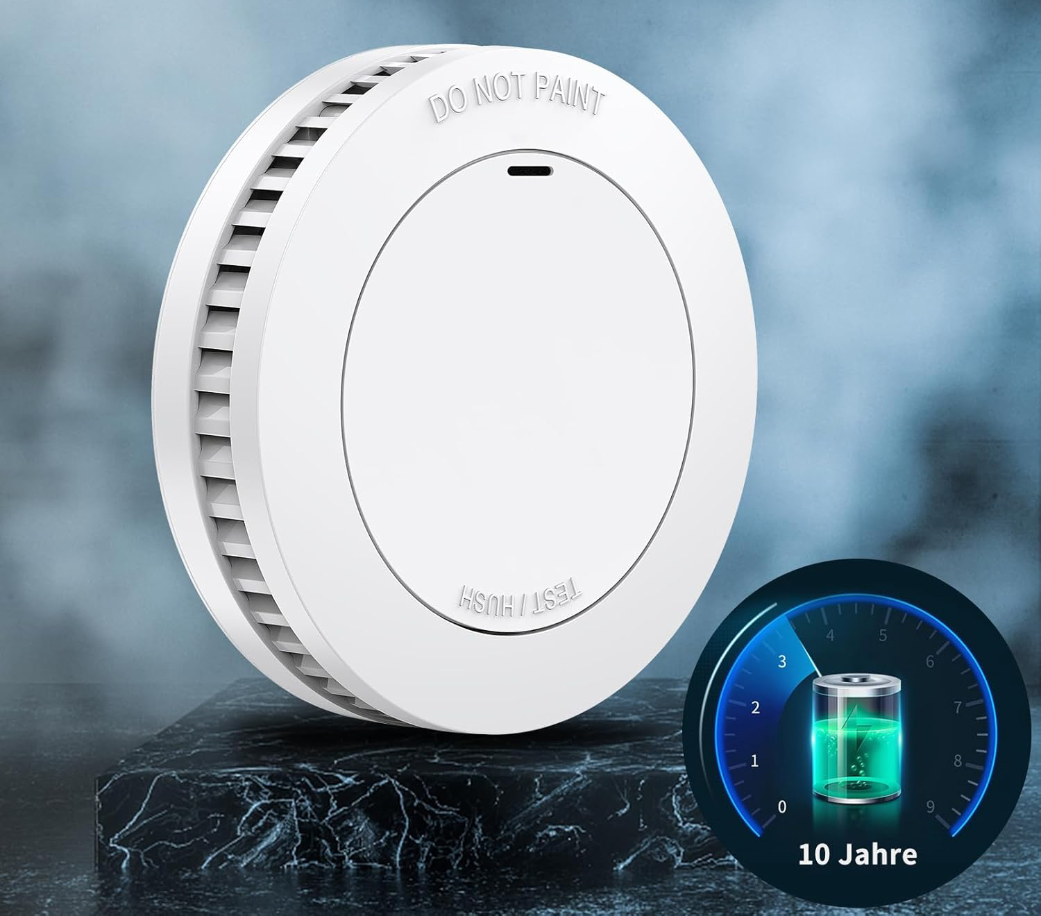 Czujnik Dymu XINDUM SM01, 5 szt., TÜV, Mocowanie Magnetyczne, 1600 mAh