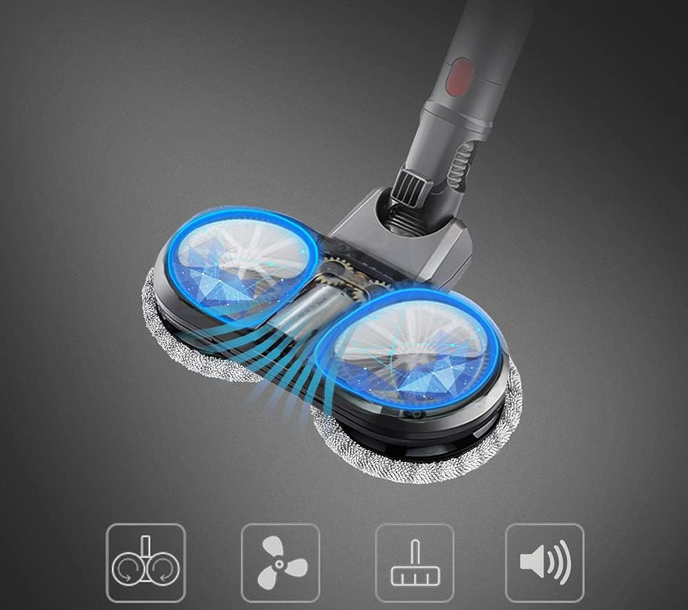 NIEKOMPLETNY Nasadka do mycia elektryczna do odkurzacza Dyson DrRobor V11