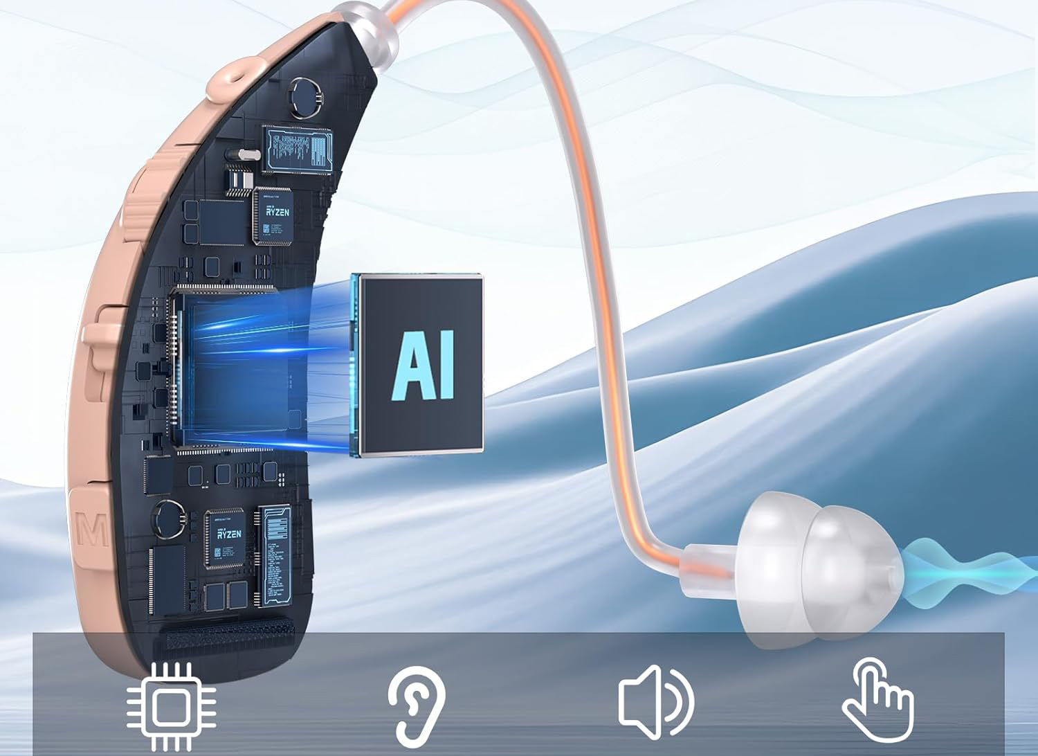 Urządzenie audio dla dorosłych ładowalne Elctrtici VHP-1504 redukcja szumów