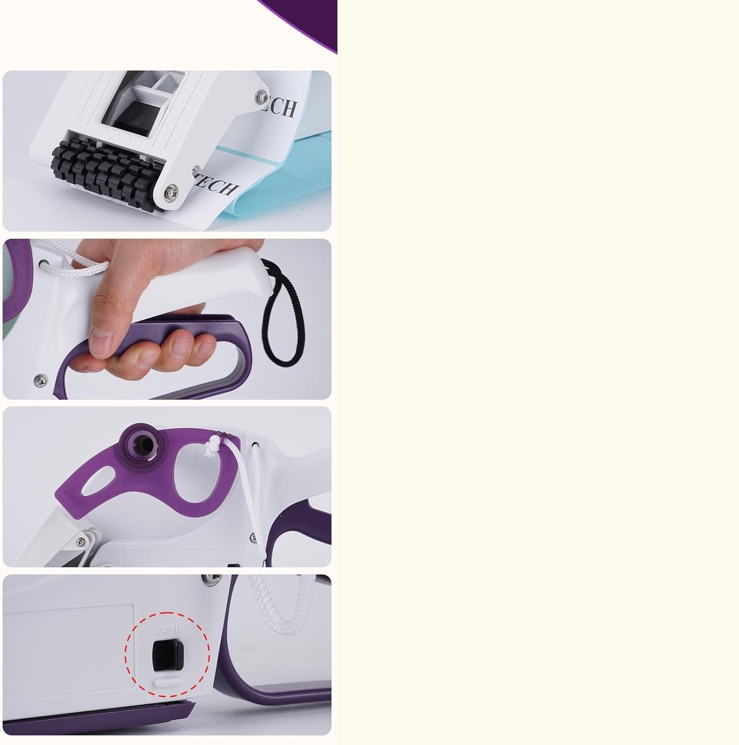 Aplikator etykiet ręczny YUCHENGTECH do etykiet o szerokości 20 mm-60 mm