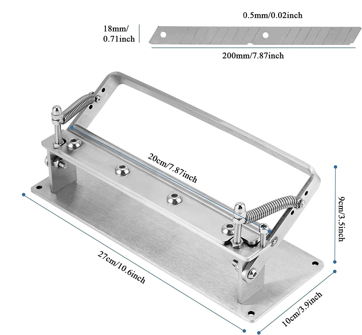 Ręczna maszyna do skór MXBAOHENG skiver 18cm do skivingu