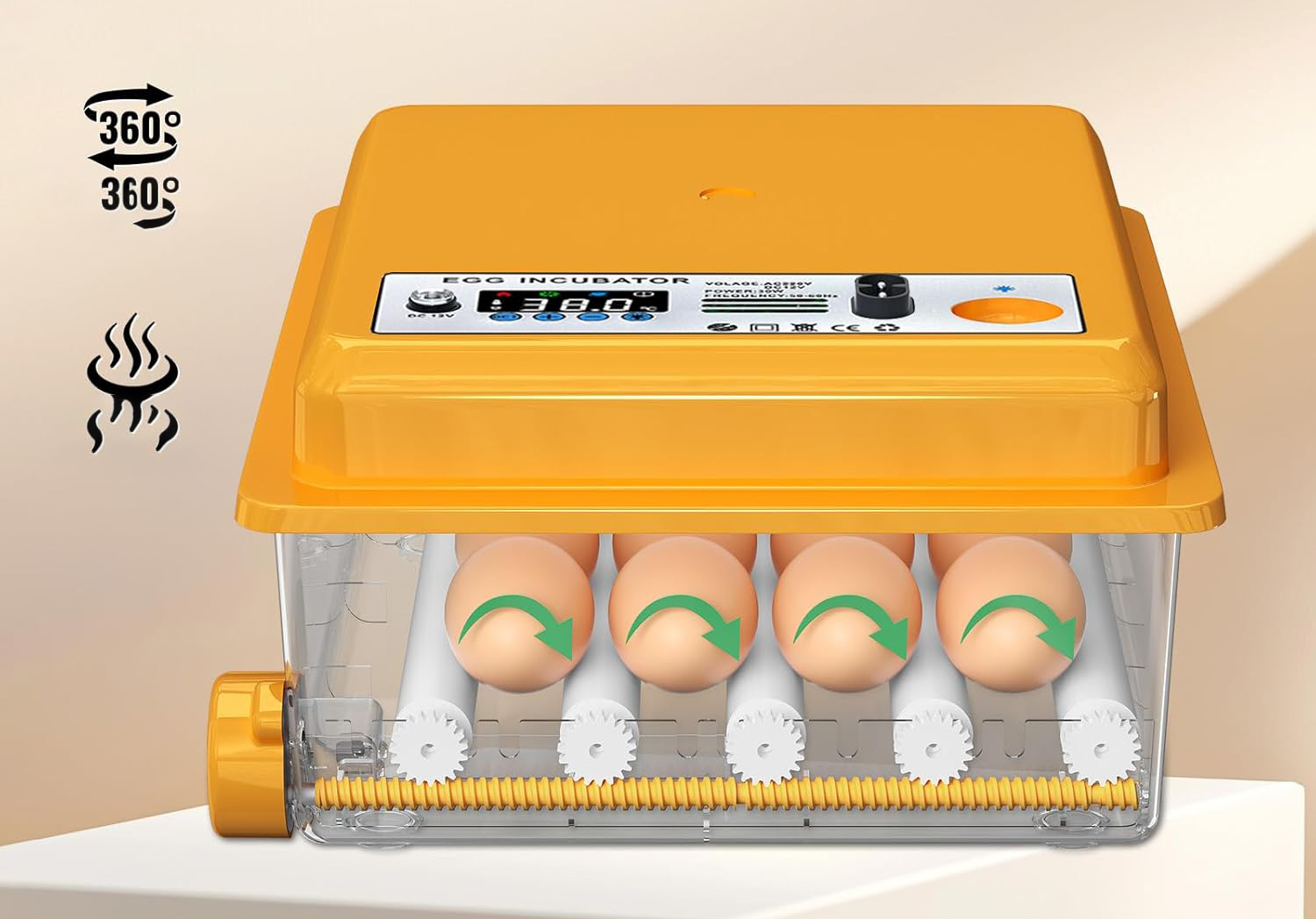 UŻYWANE/NIEKOMPLETNY Inkubator automatycznydo jaj Chalixion FT16