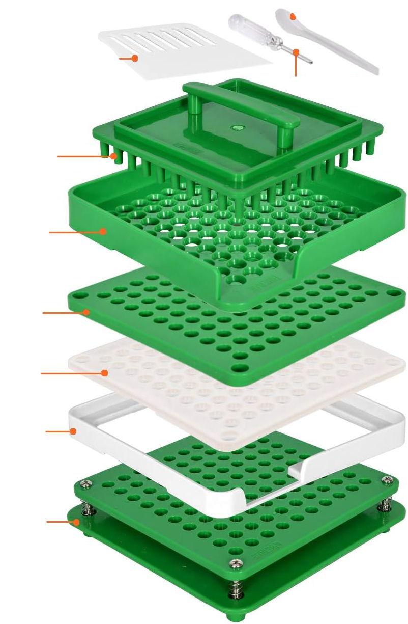 Maszyna do napełniania kapsułek WANANFU CFM100-000-EU, rozmiar 000