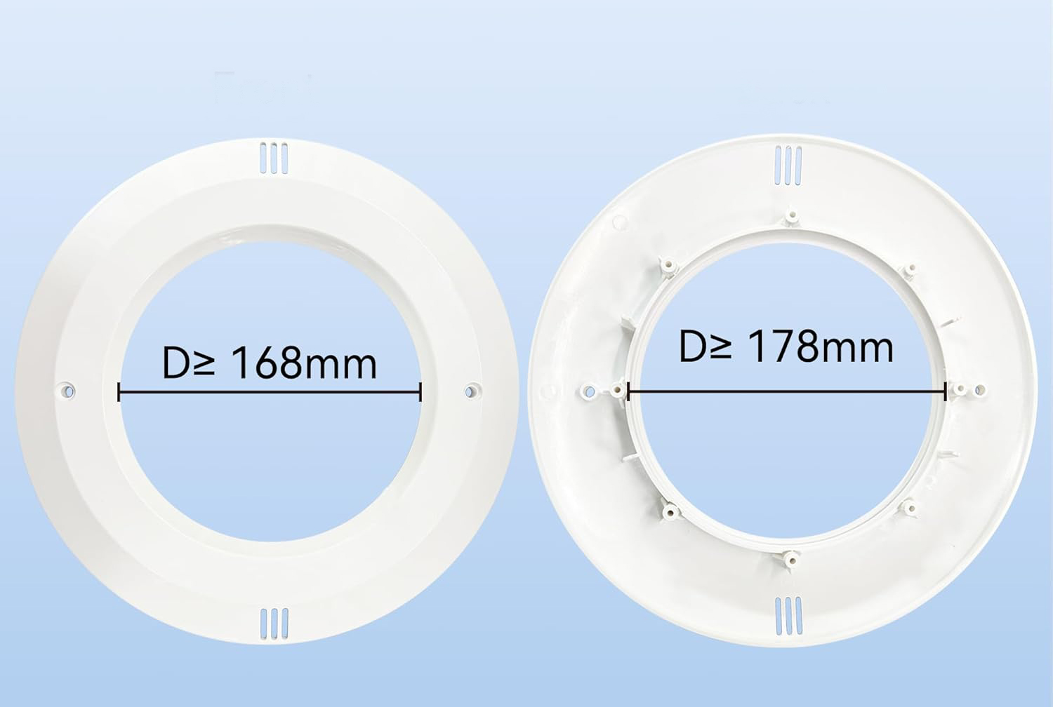 UŻYWANA Lampa basenowa płaska LED LyLmLe R-PL01 PAR56 35W IP68 RGB 12V