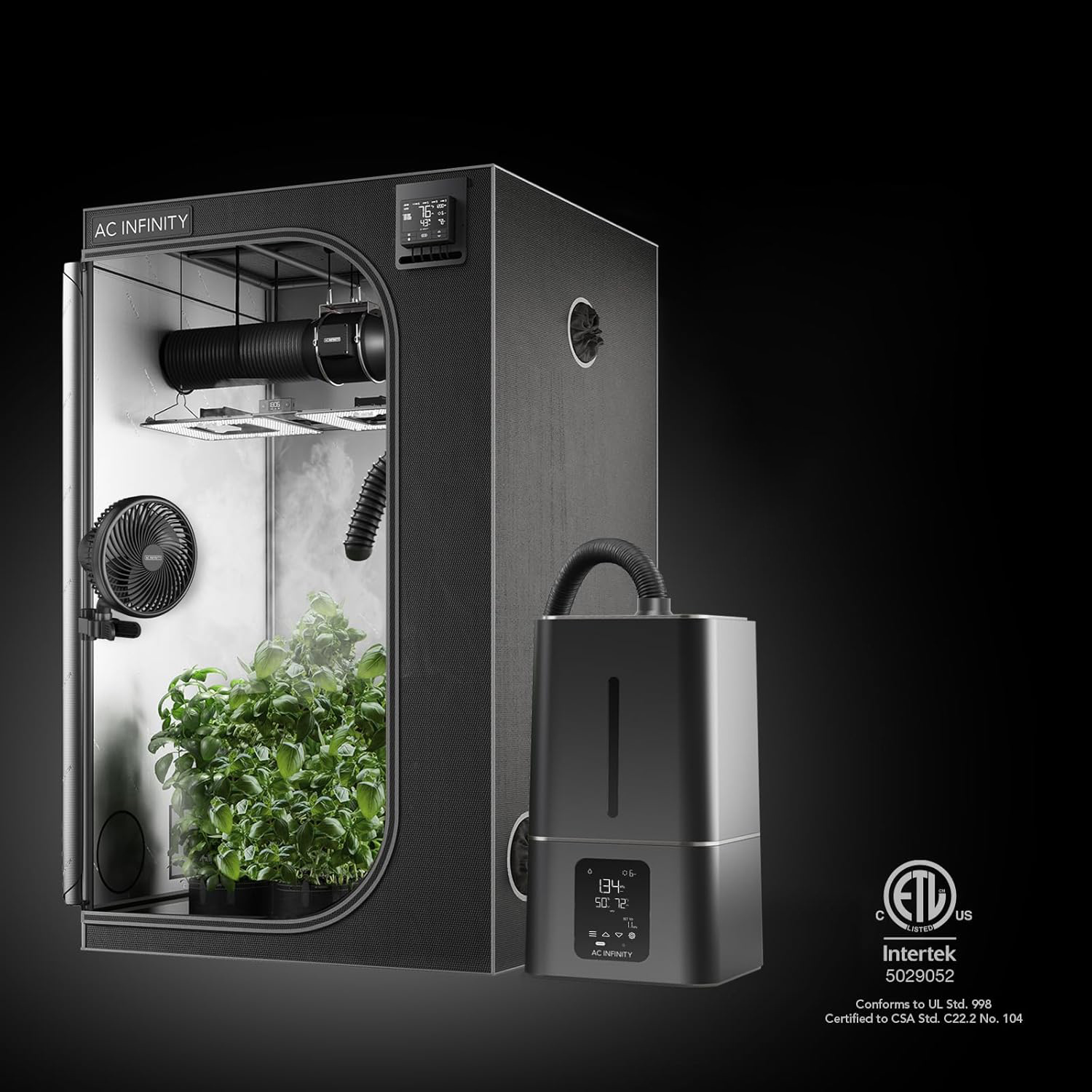 USZKODZONY/UŻYWANE Nawilżacz powietrza do roślin 15L AC Infinity T7 AC-CFT7