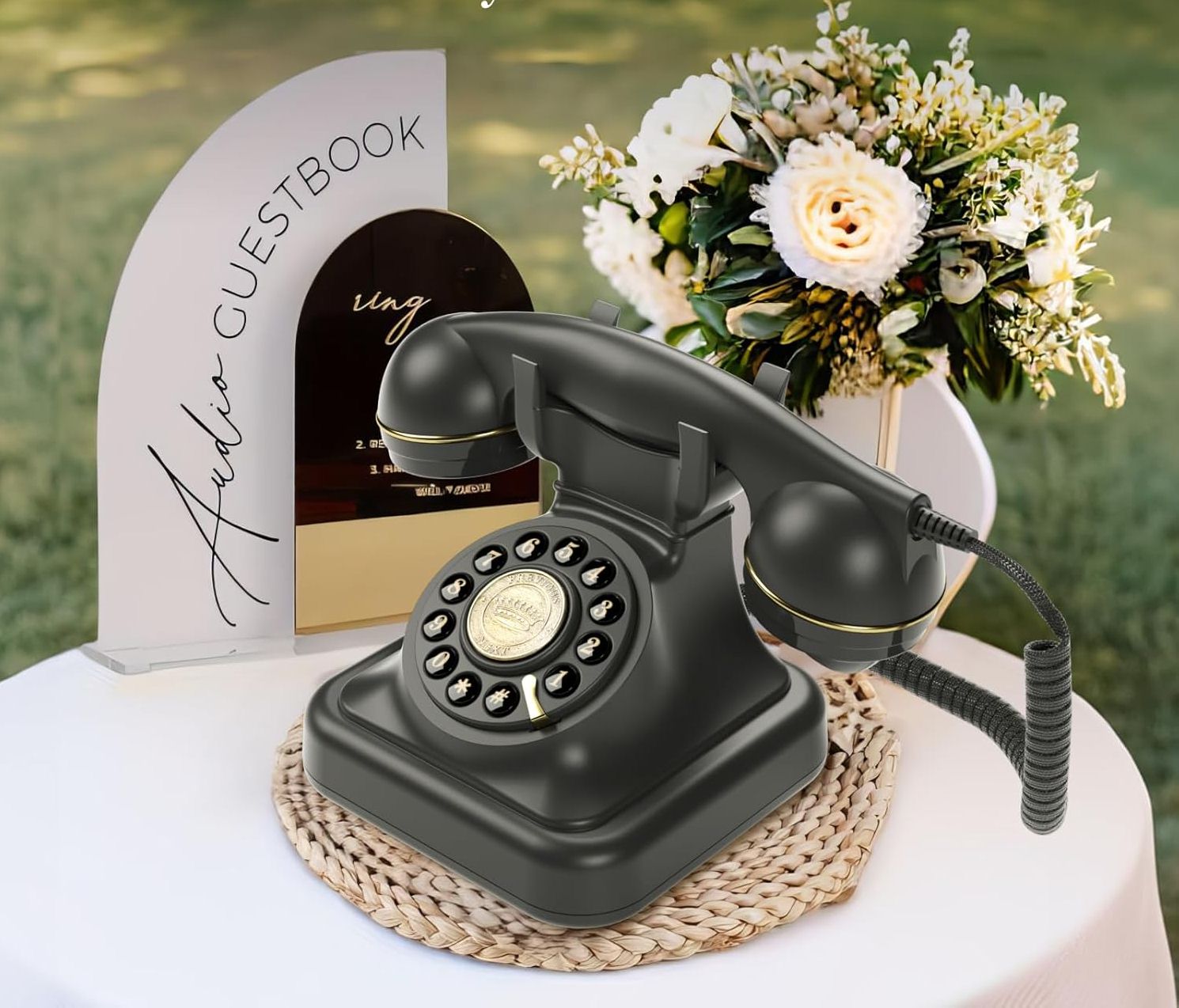 Audio księga gości Bisofice DQ-100 retro do wiadomości na wesela urodziny