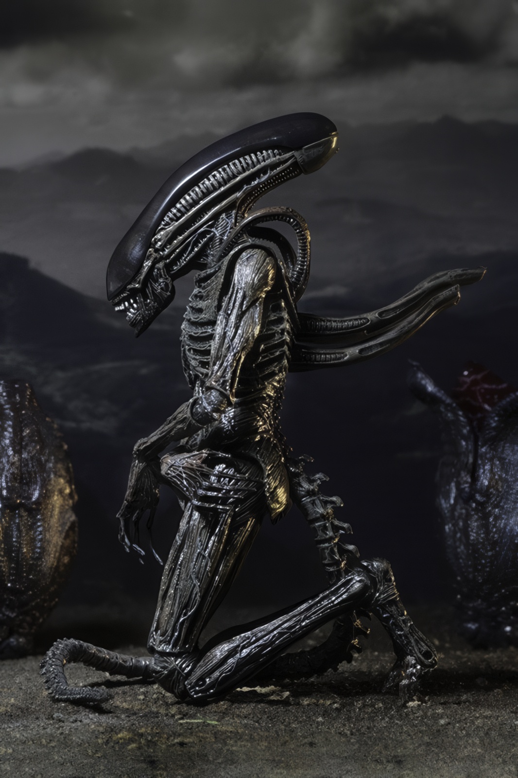 Figurka Xenomorpha z filmu „Obcy” 18 cm, kolekcjonerska figurka akcji