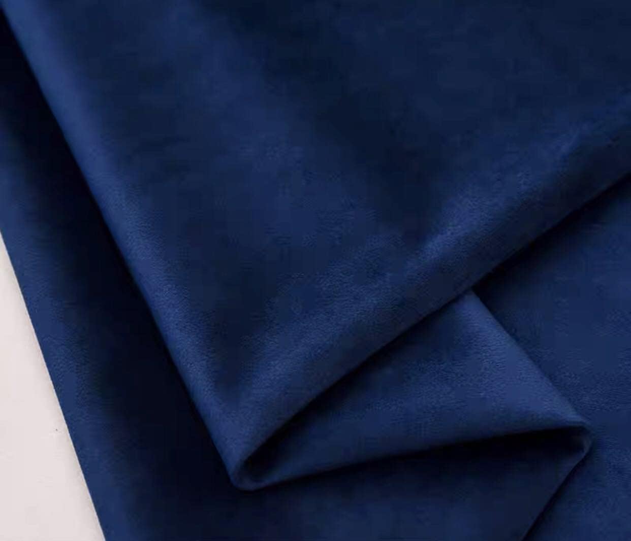 Pokrowiec na sofę Friheten z narożnikiem lewostronnym welurowy niebieski